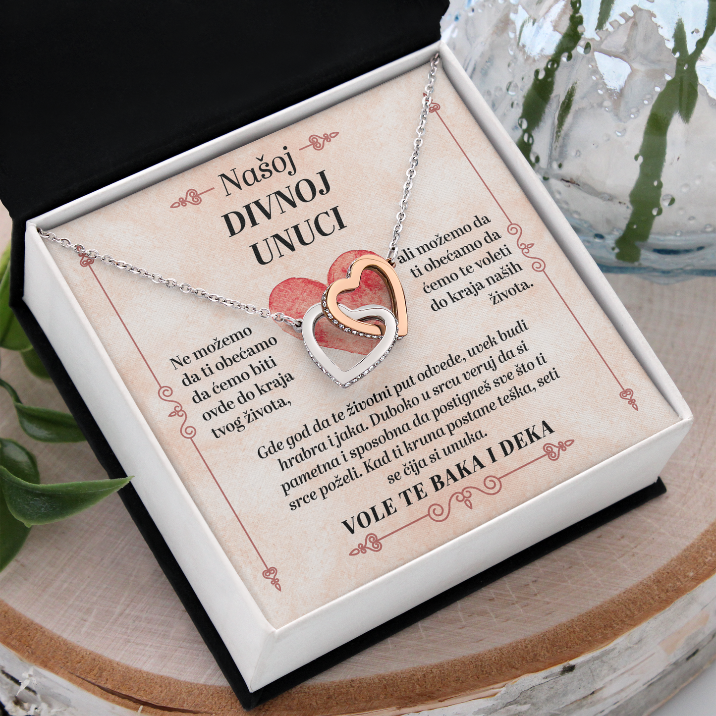 Od bake i deke za unuku - Dva Srca