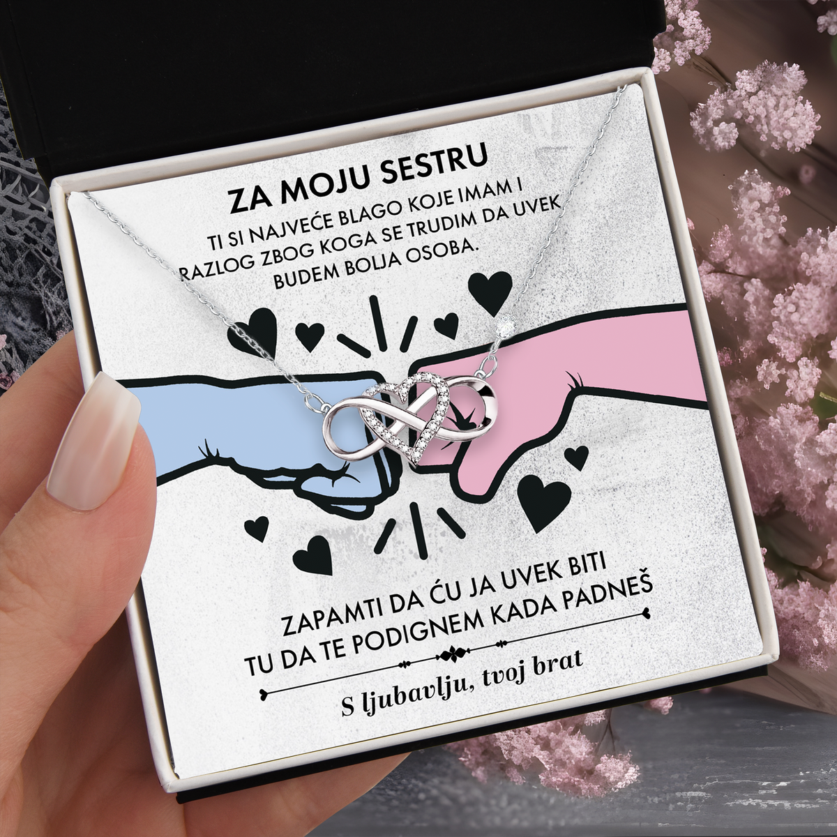 Od brata za sestru - Infiniti srce