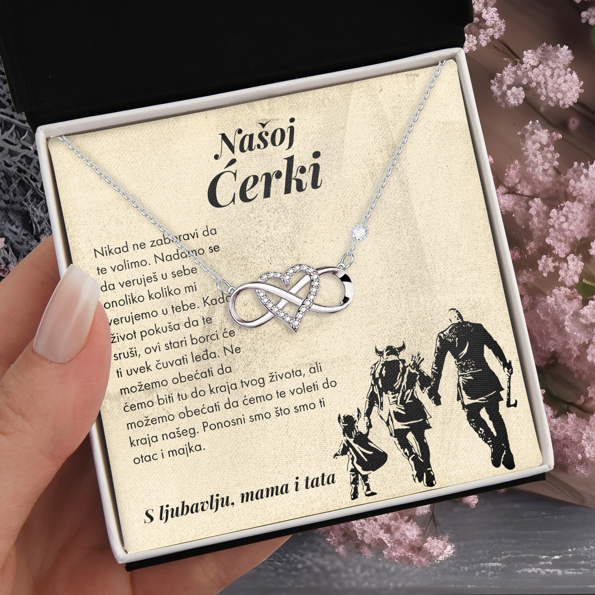 Od roditelja za ćerku - Infiniti srce